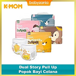 K-MOM Dual Story Pull Up Popok Celana - L 34 / XL...